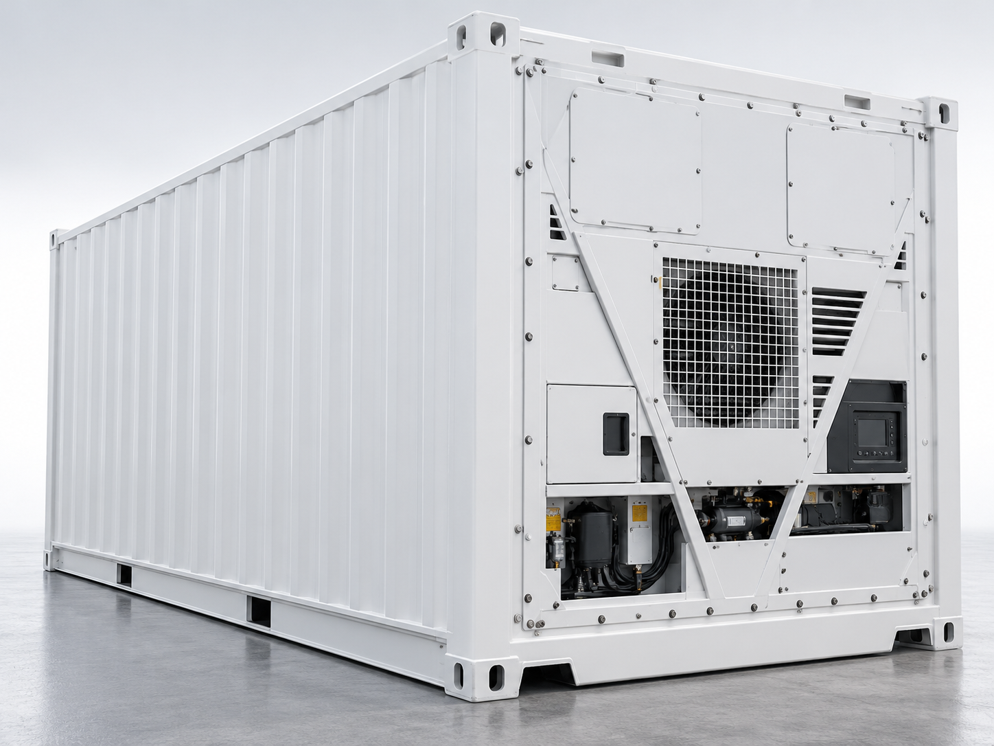 Contenedor refrigerado 20 pies Reefer con maquinaria Carrier Thinline Nuevo