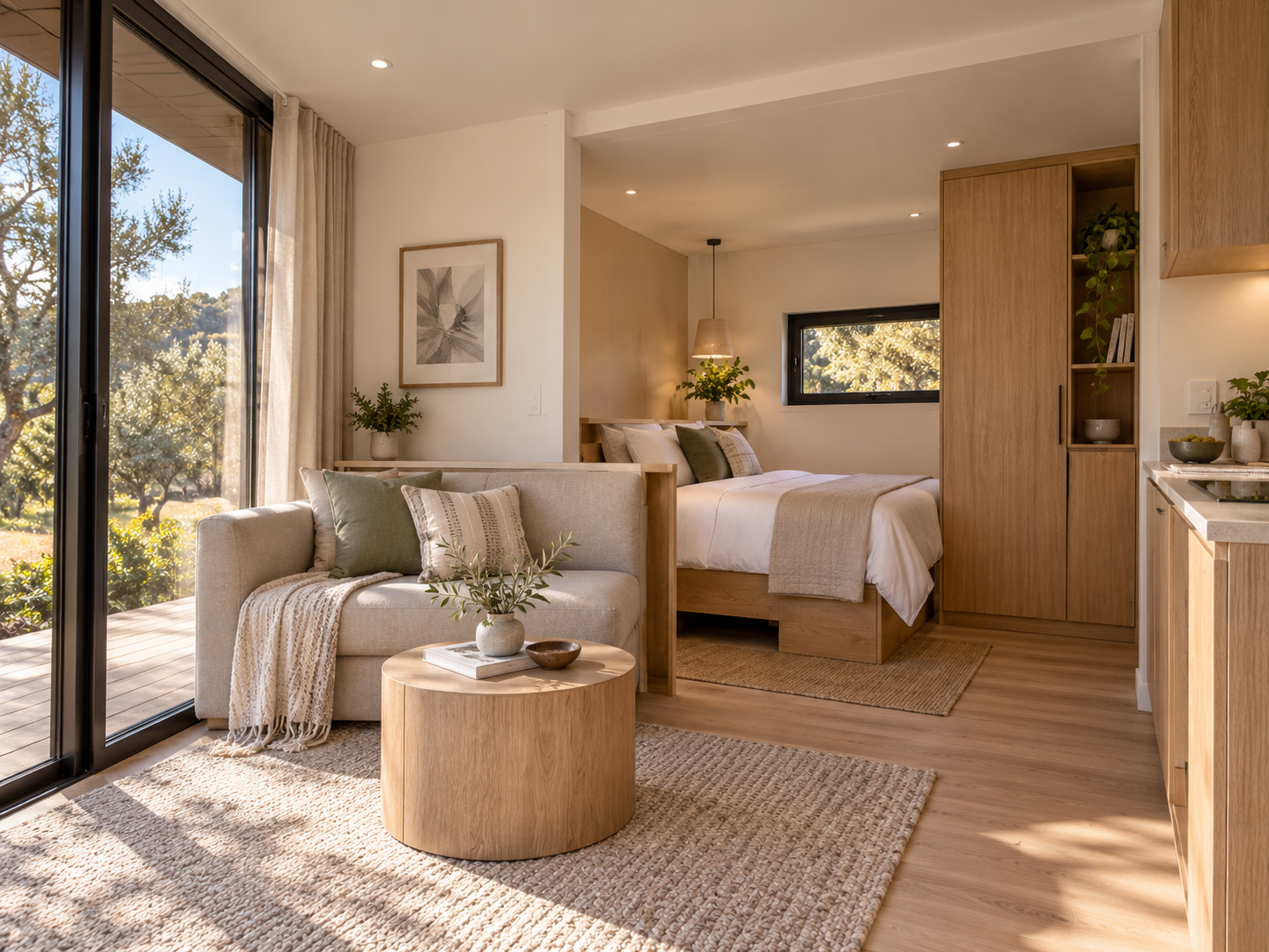 Módulo vivienda de invitados 20 m² con porche exterior - miniatura 3